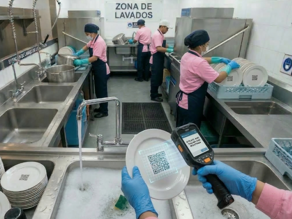 Operación de lavado y distribución